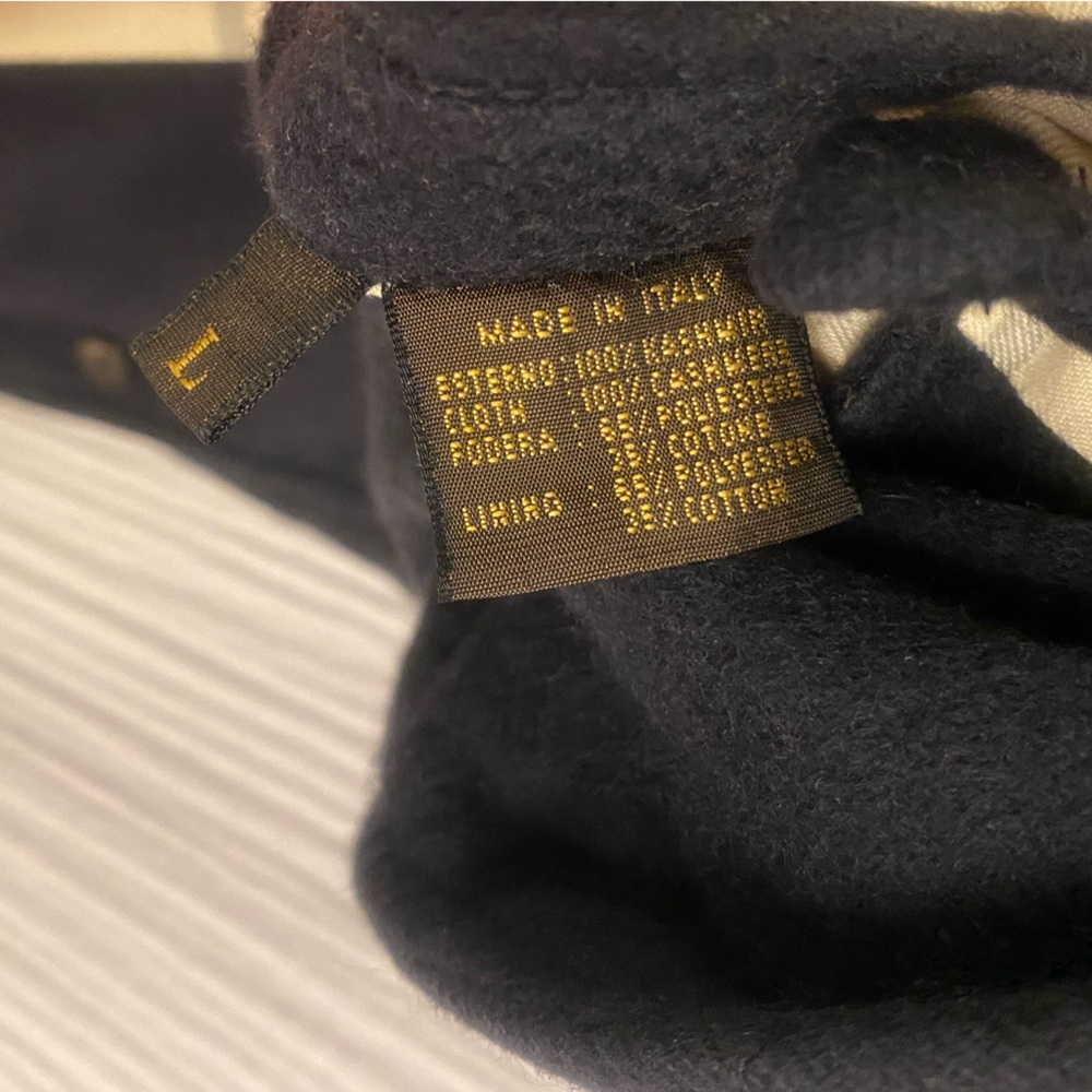 Loro Piana Dark Navy Blue Cashmere Quilted Vest - Picture 12 of 14